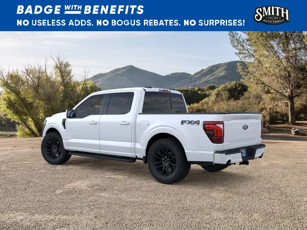 New 2026 Star White Metallic Tri-Coat Ford Lariat® image 5