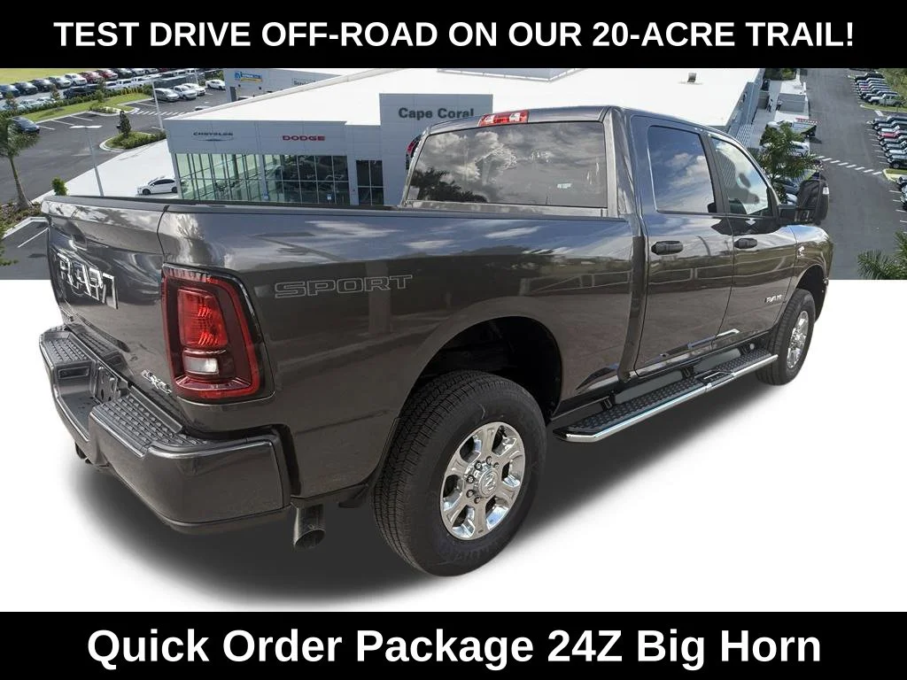 New 2026 Granite Crystal Metallic Clear-Coat Exterior Paint RAM Big Horn image 4