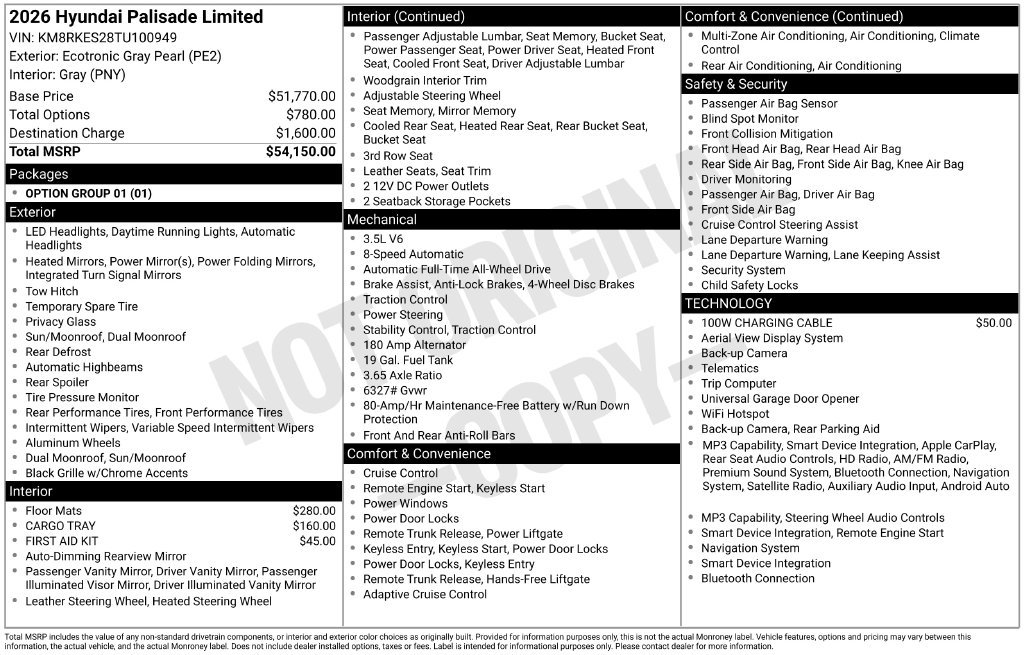 Certified Used 2026 Gray Hyundai Limited image 7