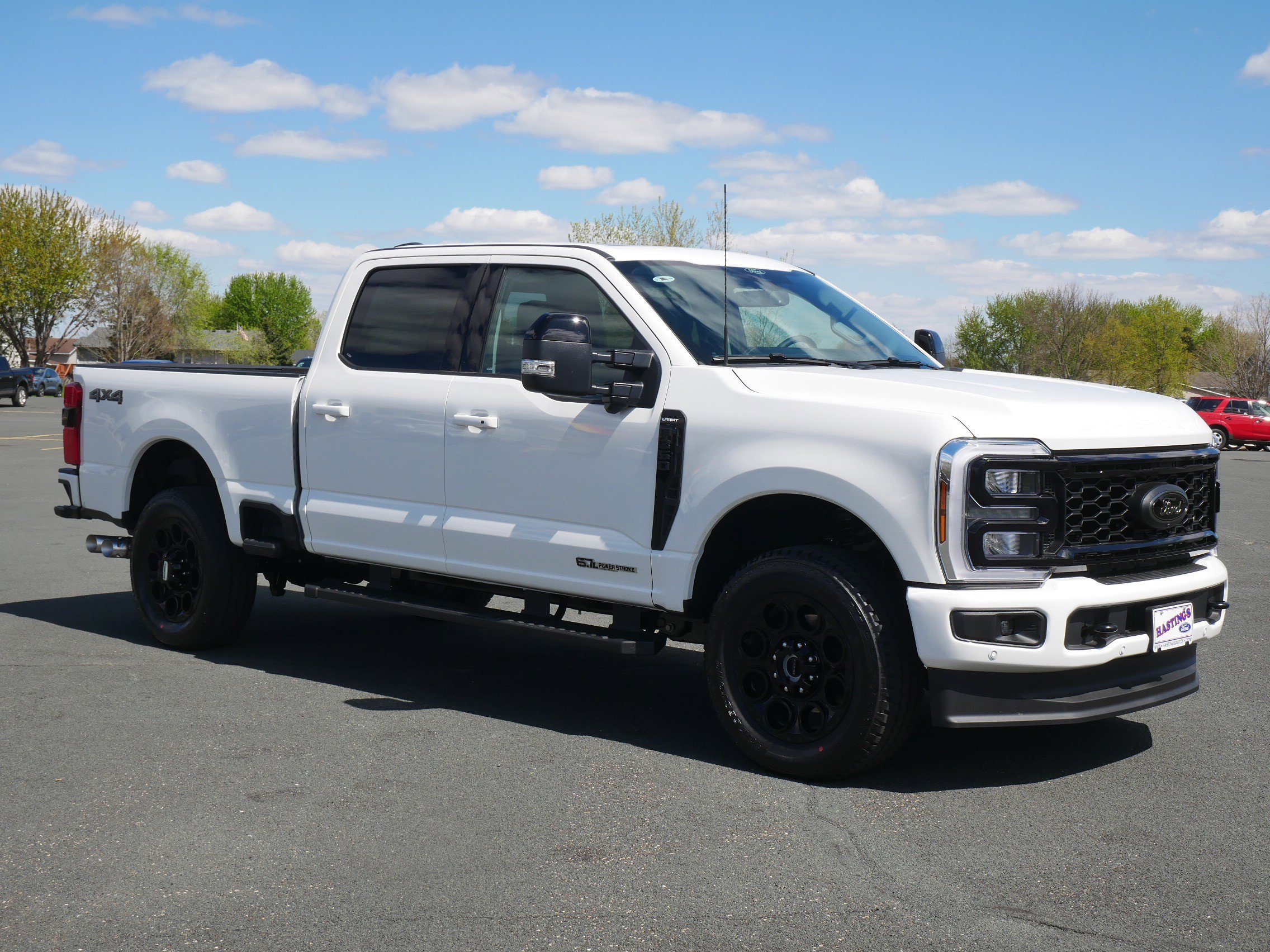 New 2026 Star White Metallic Tri-Coat Ford F-350® Lariat® image 4
