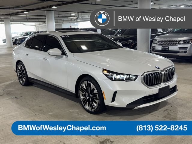 Used 2025 Mineral White Metallic BMW 530i image 1