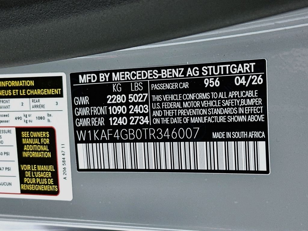 New 2026 MANUFAKTUR Alpine Grey Mercedes-Benz C 300 image 34