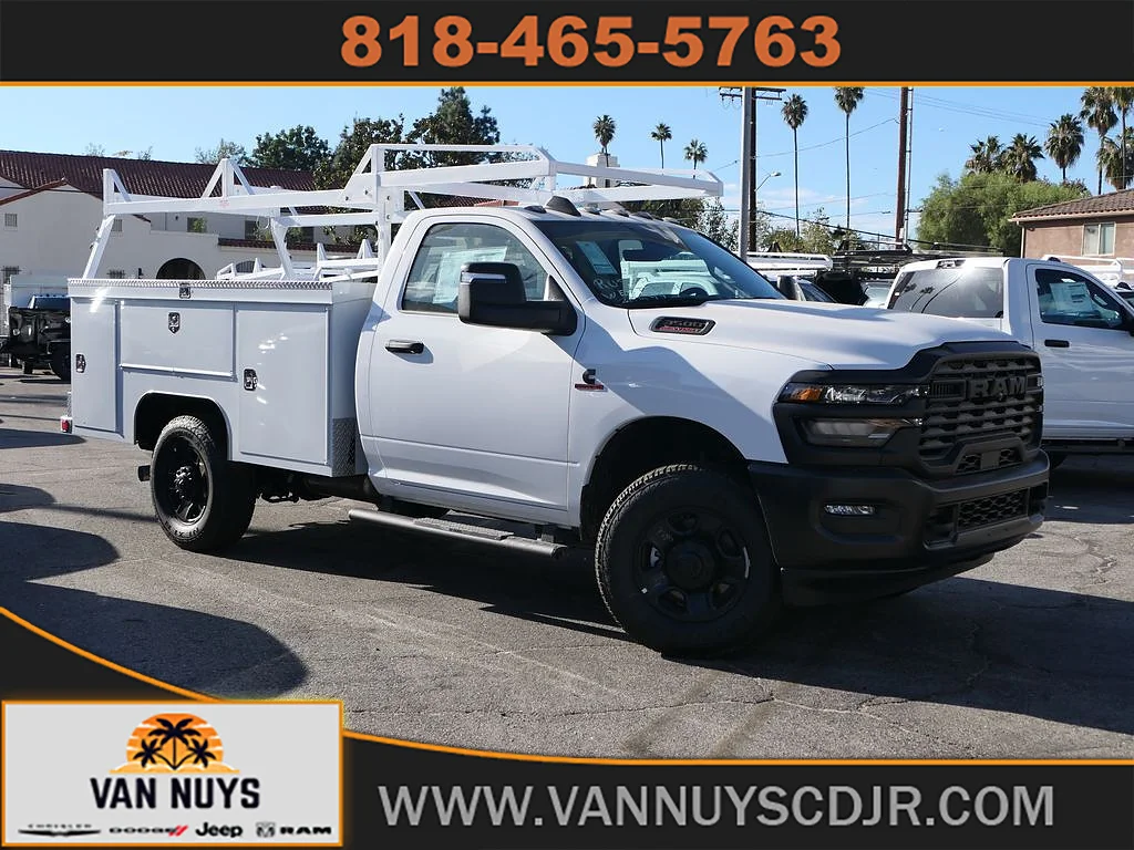 New 2026 Bright White Clearcoat RAM Tradesman image 1