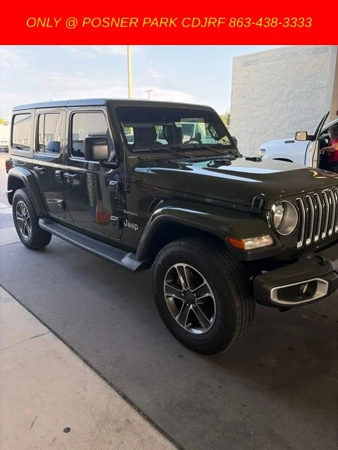 Used 2023 Green Jeep Sahara image 1