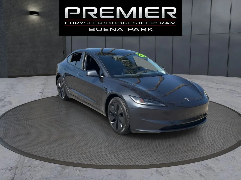 Used 2024 Tesla Model 3 Base with VIN 5YJ3E1EA7RF746563 for sale in Buena Park, CA