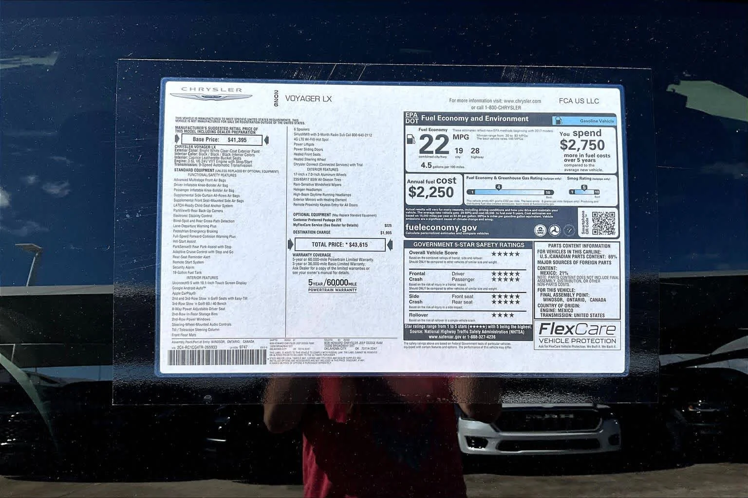 New 2026 Bright White Clearcoat Chrysler LX image 17
