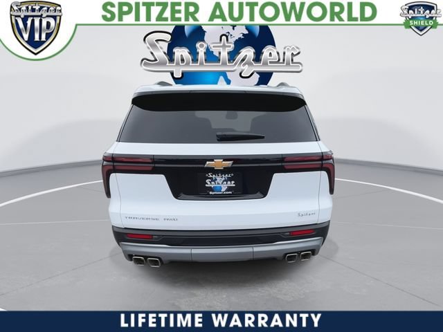 2026 Chevrolet Traverse LT White at Spitzer Autoworld Chevy Buick GMC Cadillac