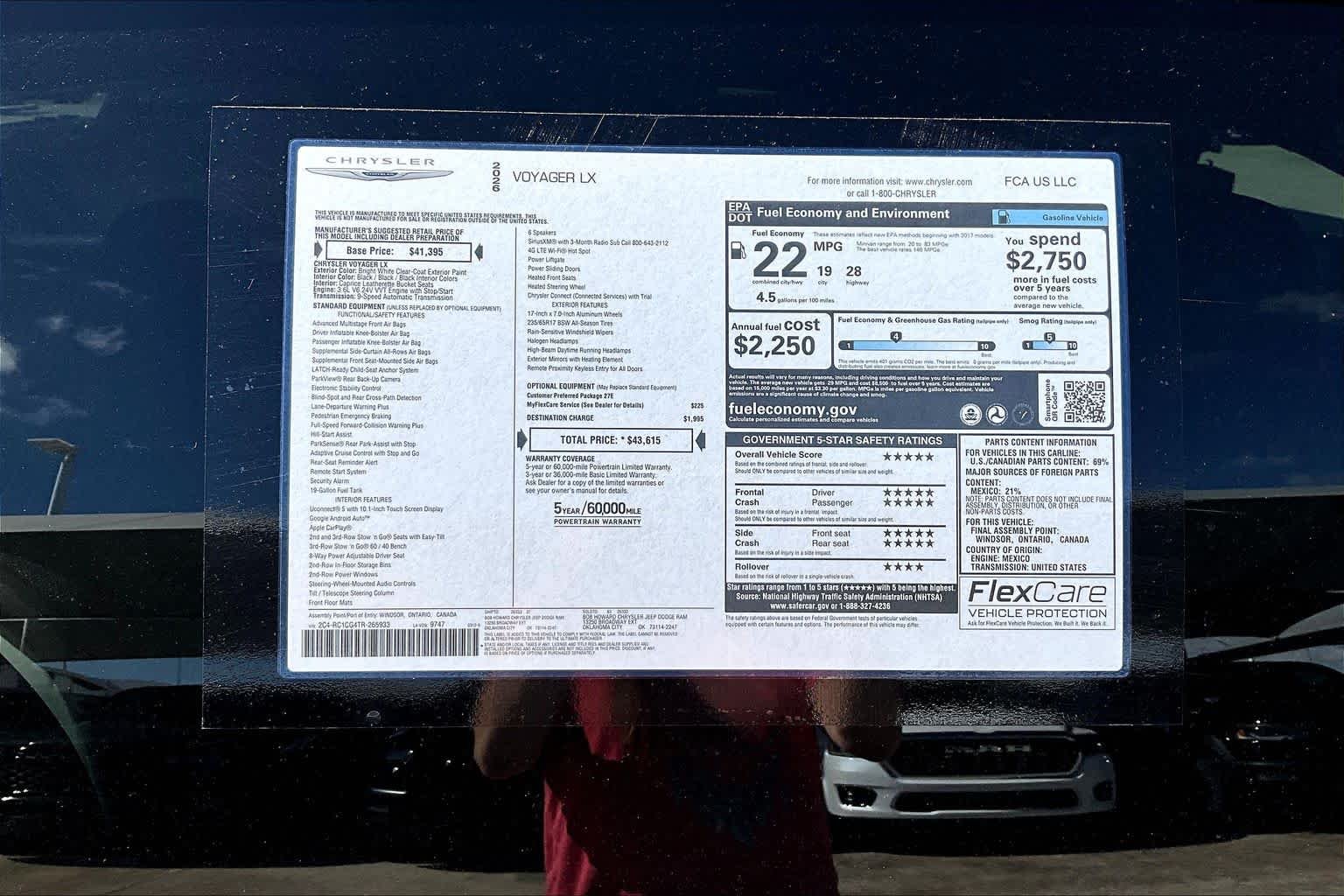 New 2026 Bright White Clear-Coat Exterior Paint Chrysler LX image 17
