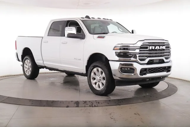 New 2026 Bright White Clear-Coat Exterior Paint RAM Laramie image 2
