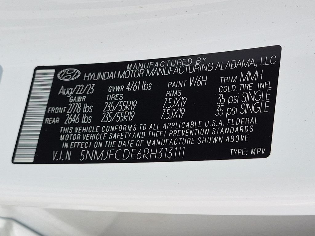 Certified Used 2024 White Hyundai SEL image 34