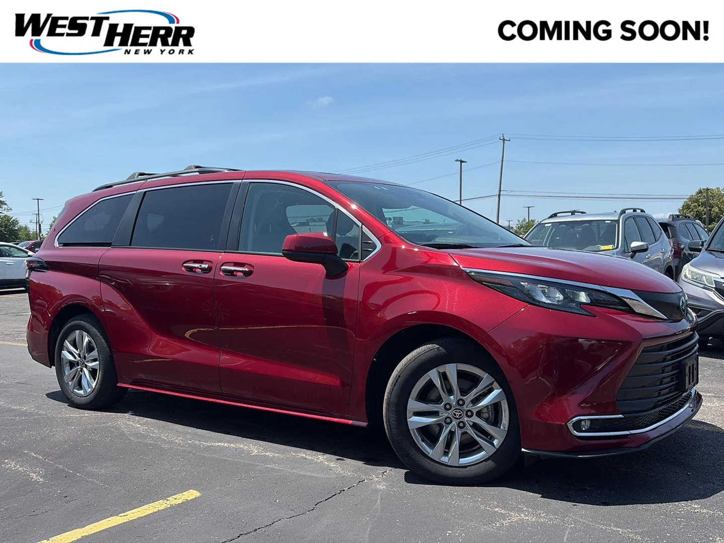 Used 2024 Ruby Flare Pearl Toyota XLE image 1
