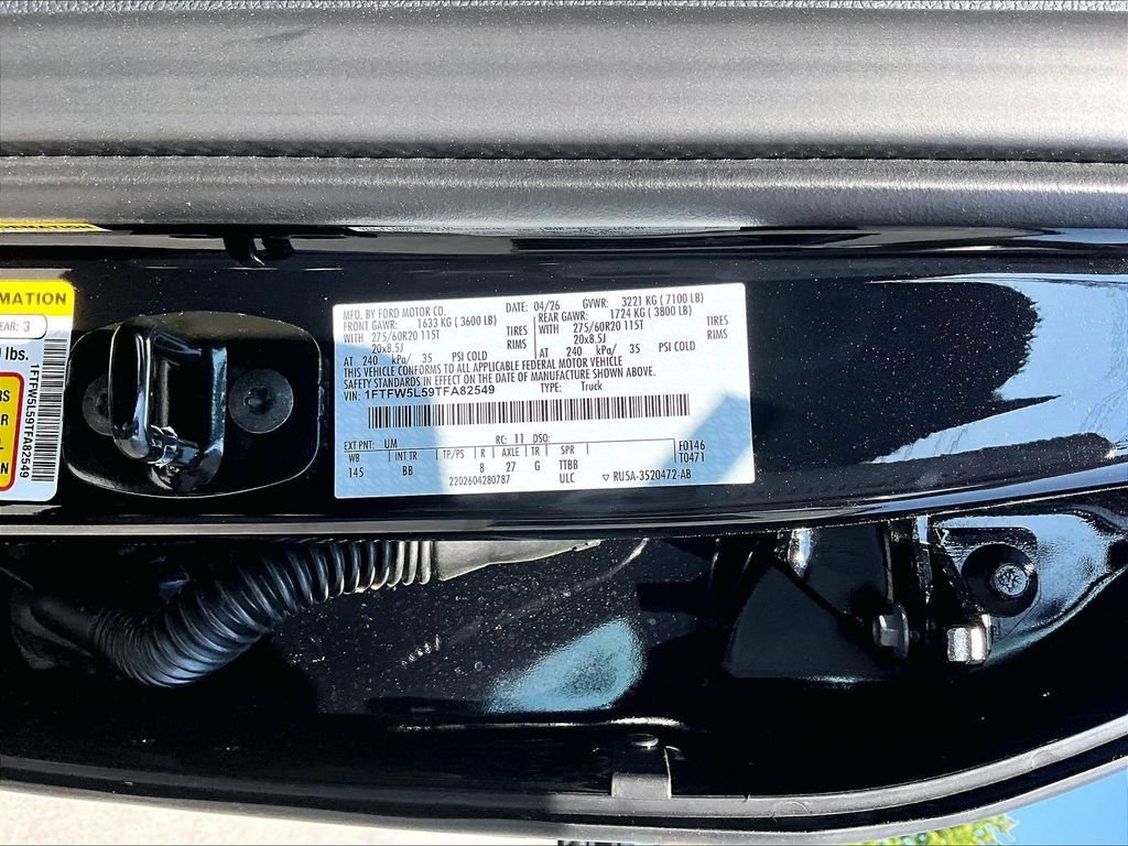New 2026 Agate Black Metallic Ford Lariat image 13
