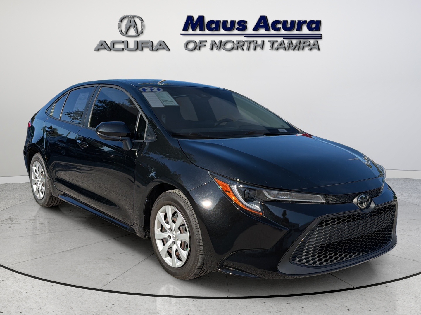 Used 2022 Black Sand Pearl Toyota LE image 3