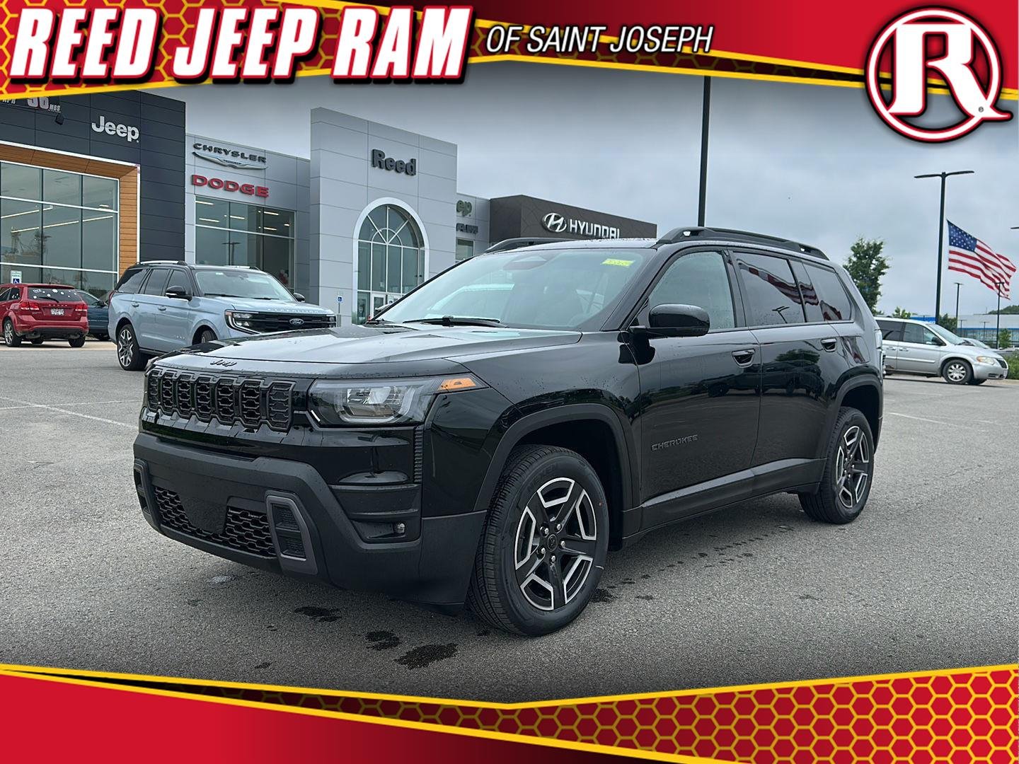 New 2026 Diamond Black Crystal Pearl-Coat Exterior Paint Jeep Limited image 1