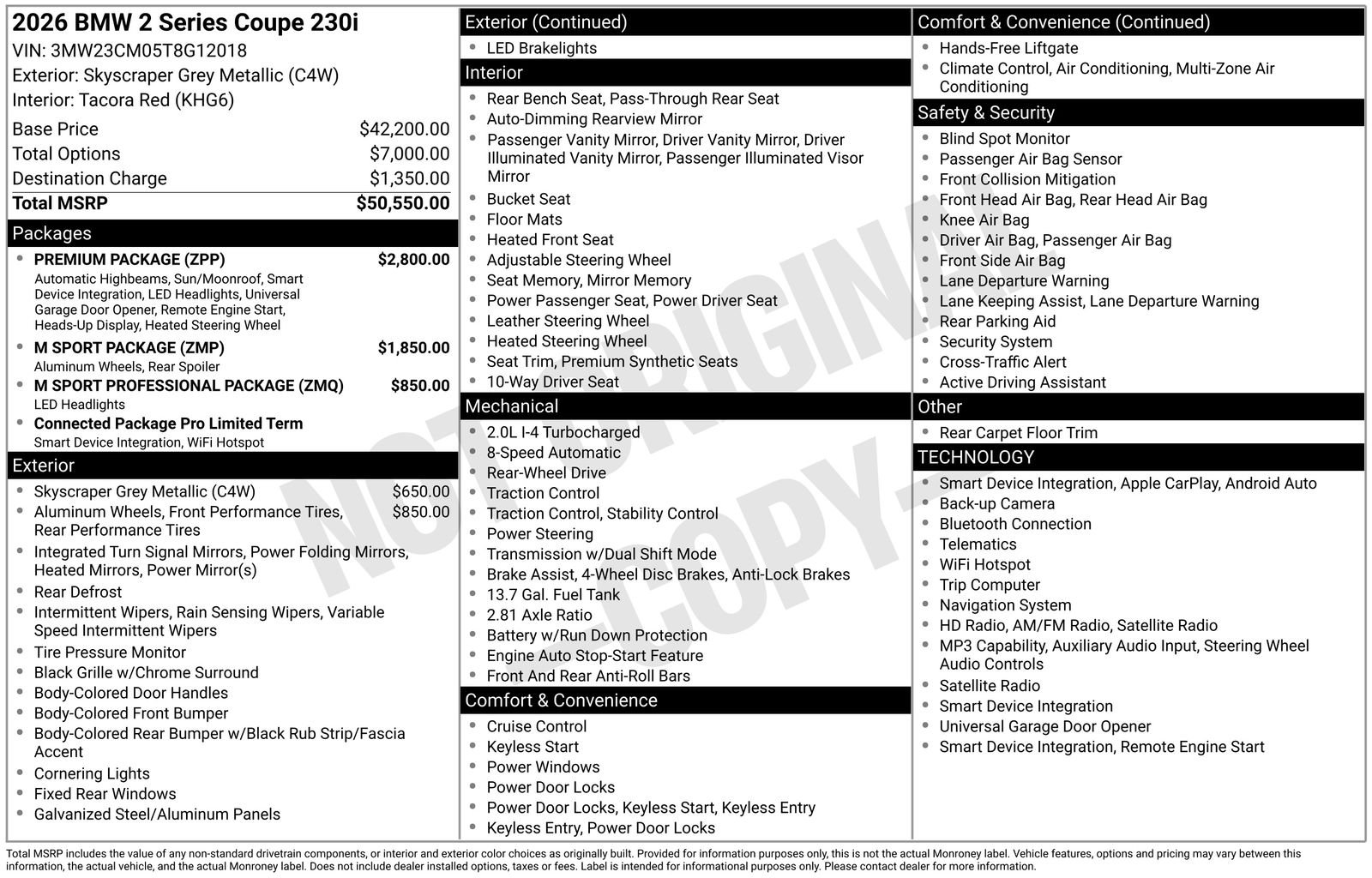 Used 2026 Gray BMW 230i image 2
