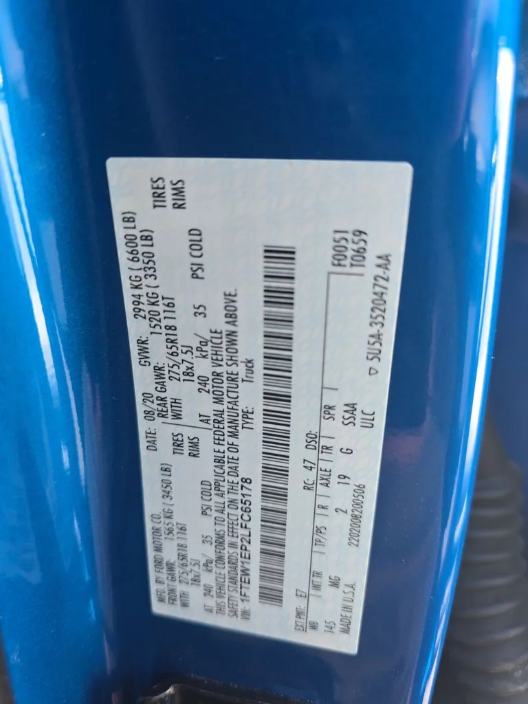 Used 2020 Blue Ford XLT image 29