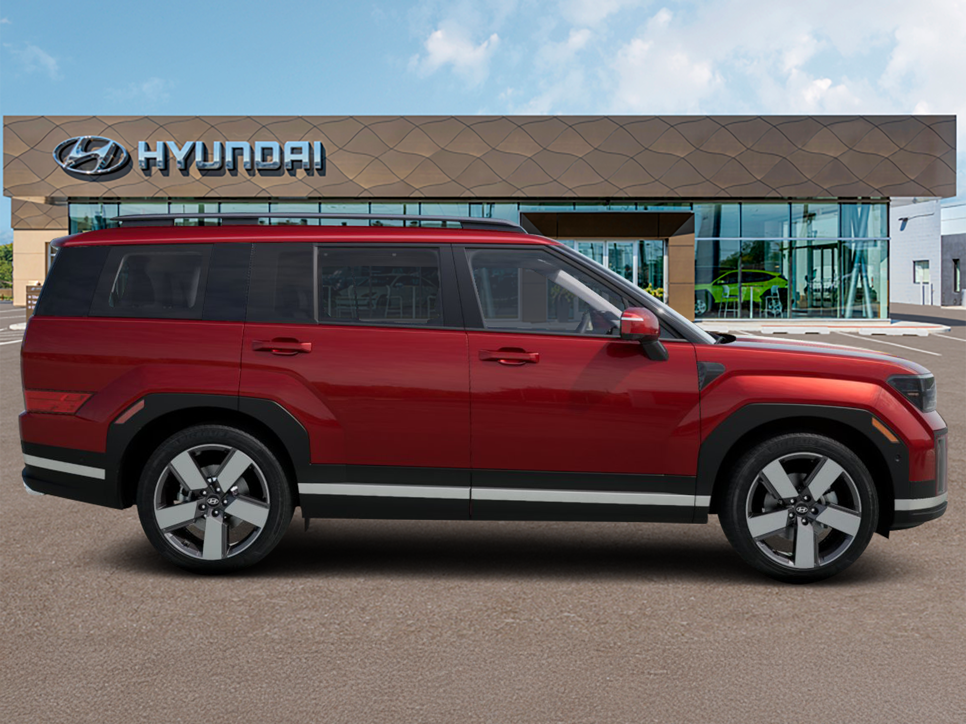 New 2026 Red Hyundai Limited AWD image 6