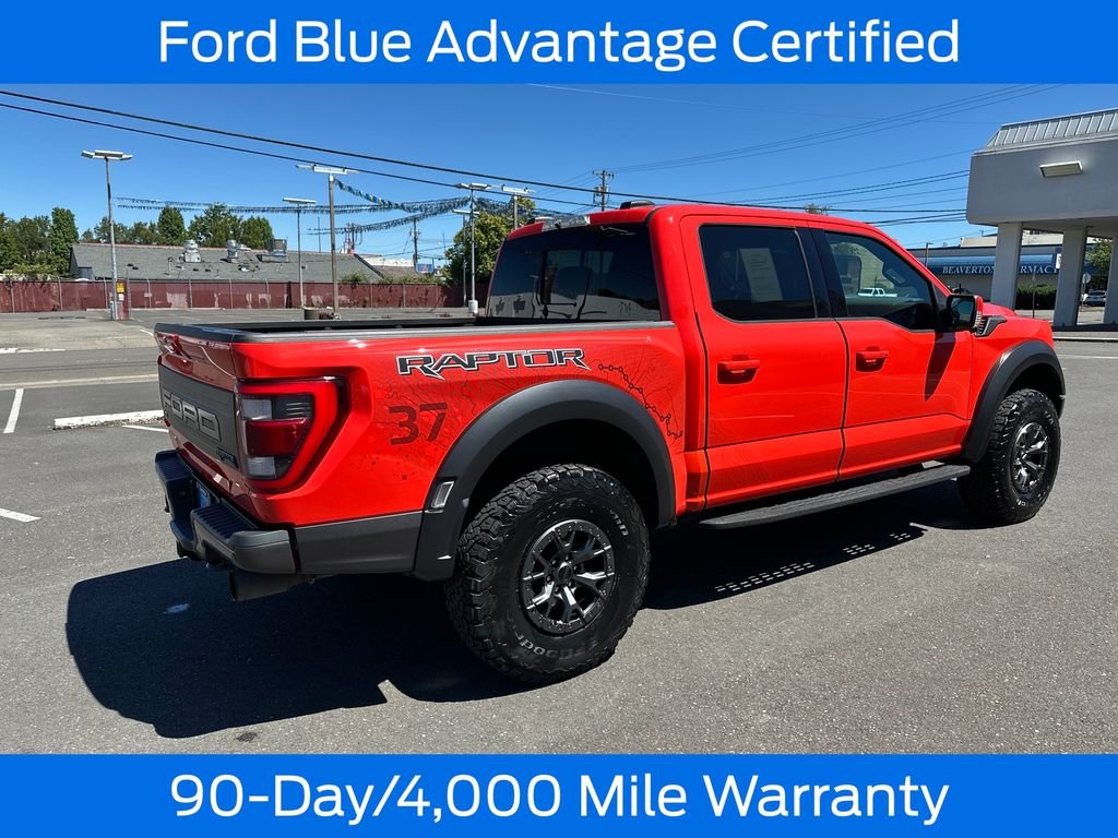Used 2022 Orange Ford Raptor image 8