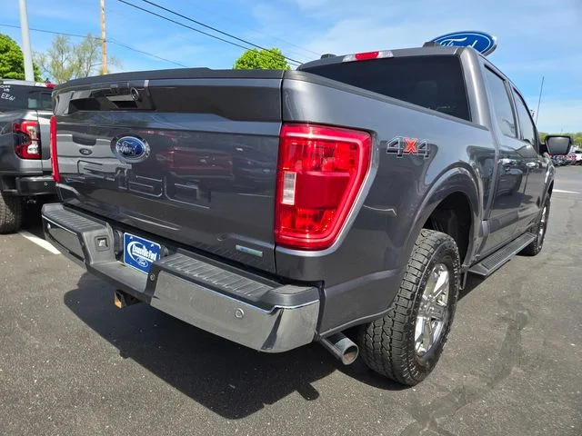 Used 2021 Iconic Silver Metallic Ford XLT image 4