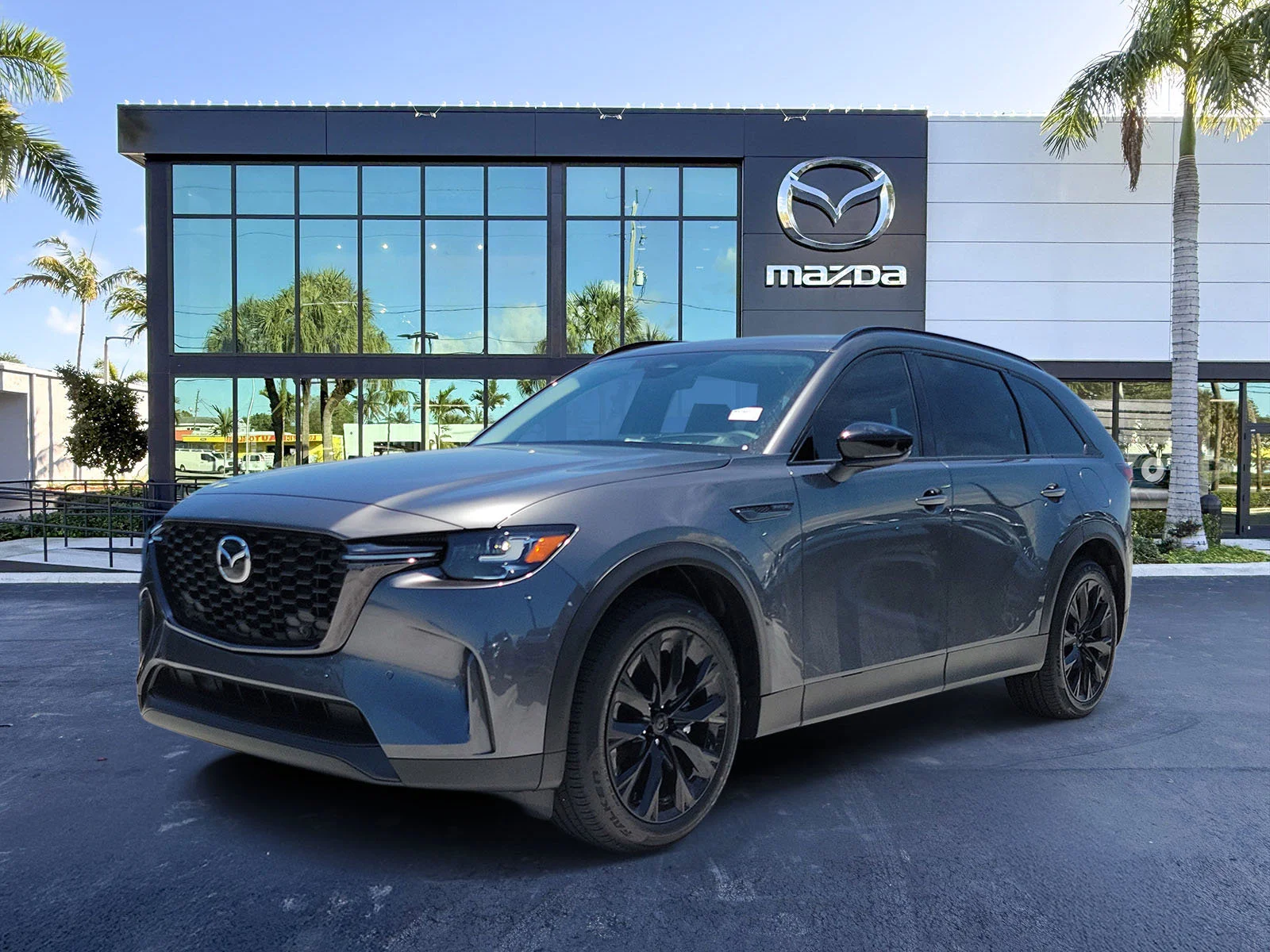 New 2026 Machine Gray Metallic Mazda Premium Sport AWD image 2