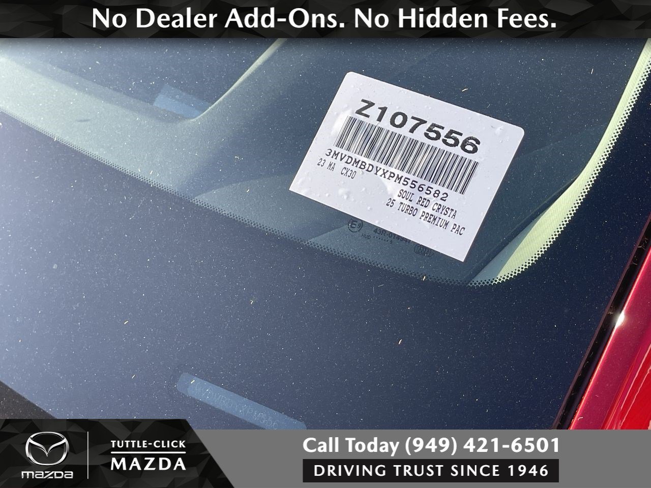 Used 2023 Soul Red Crystal Metallic Mazda 2.5 Turbo Premium Package image 36