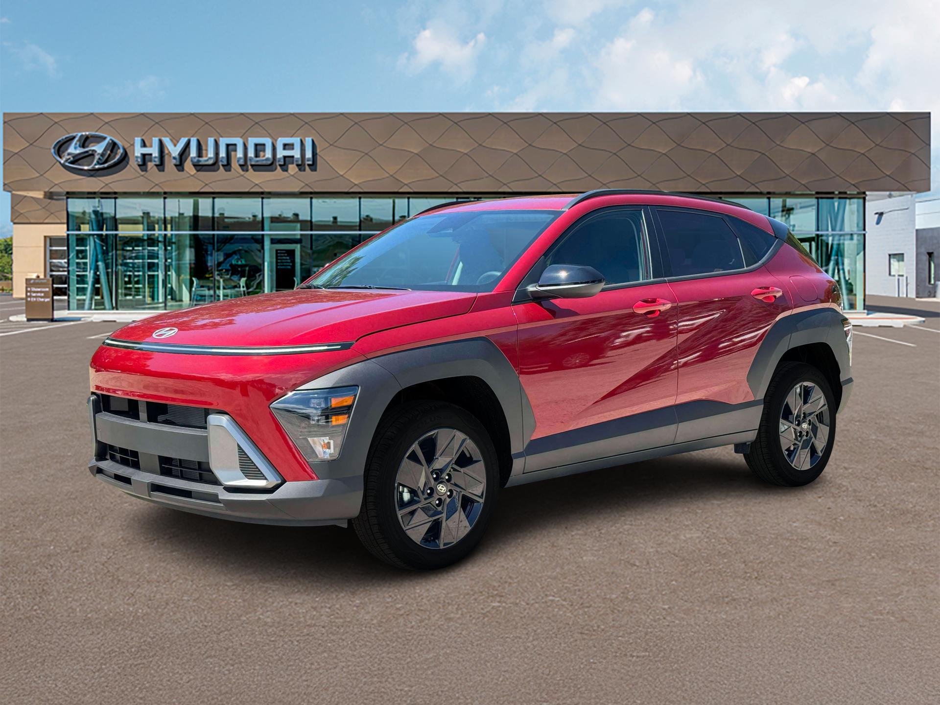 New 2027 Ultimate Red Metallic Hyundai SEL Sport AWD image 2