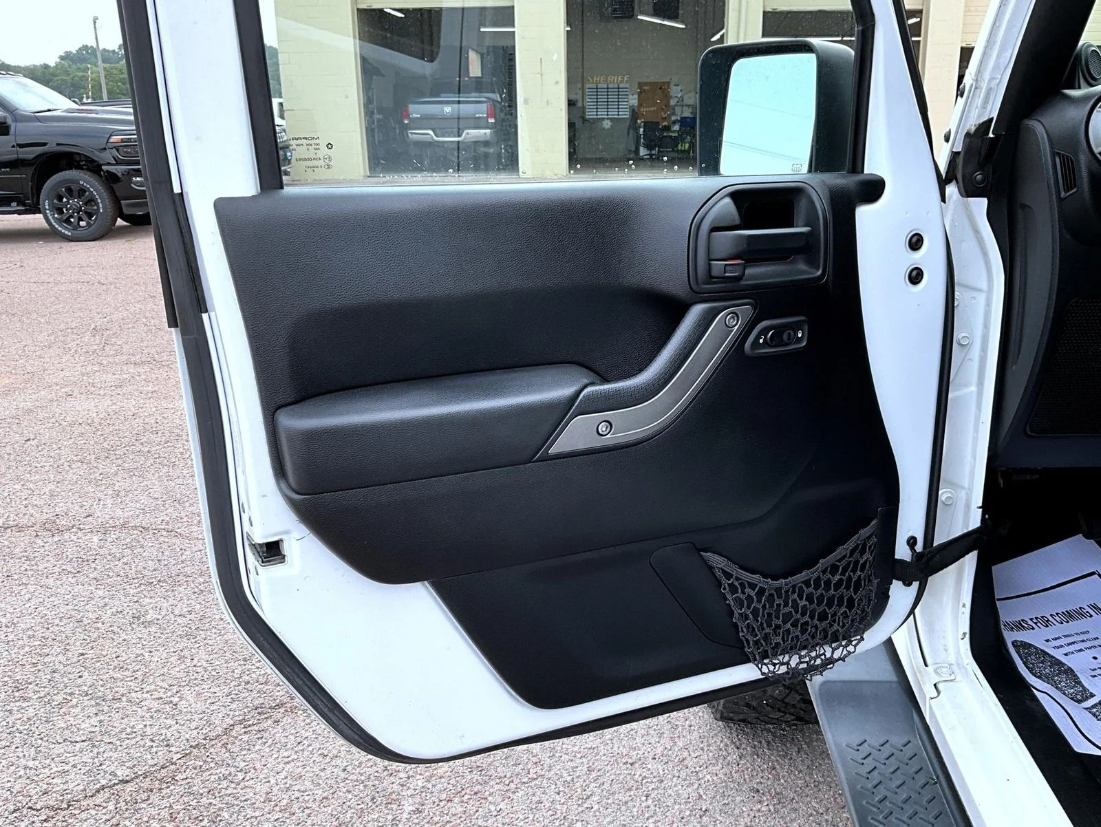 Used 2013 White Jeep Unlimited Sport image 10