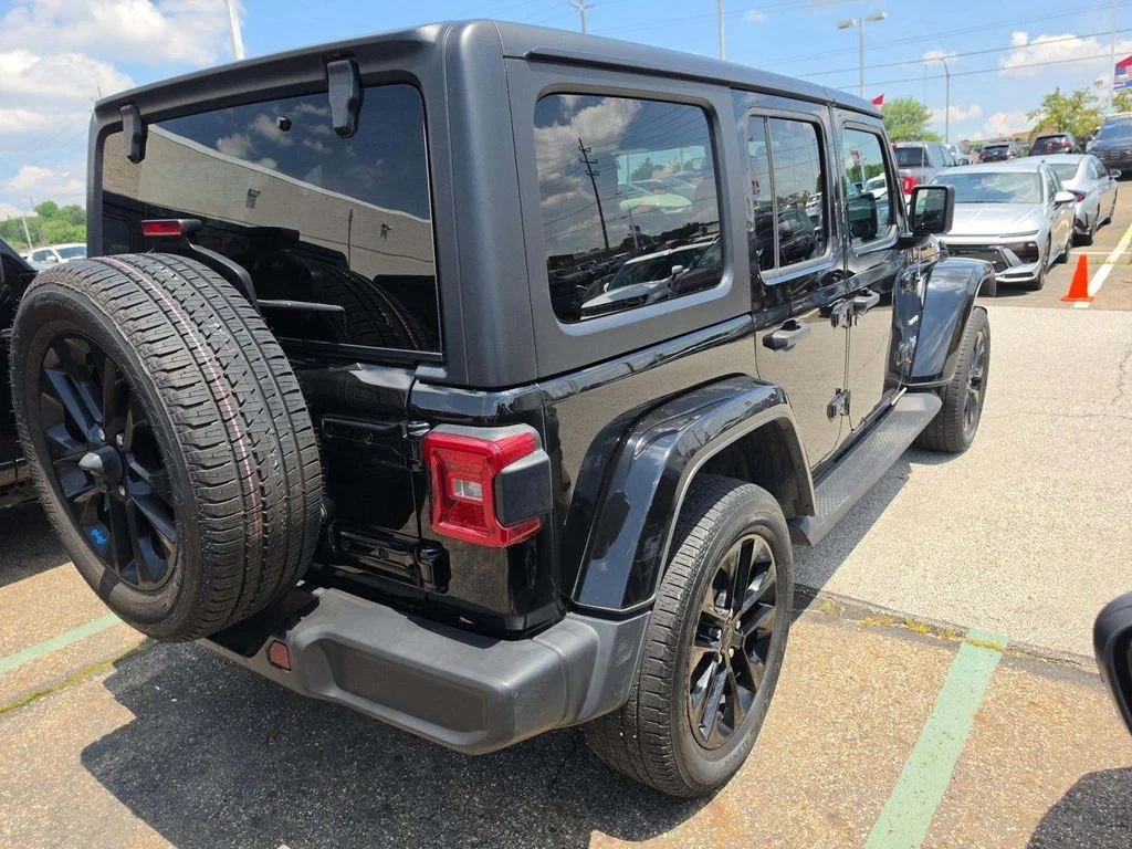 Used 2023 Black Jeep Sahara 4xe image 2