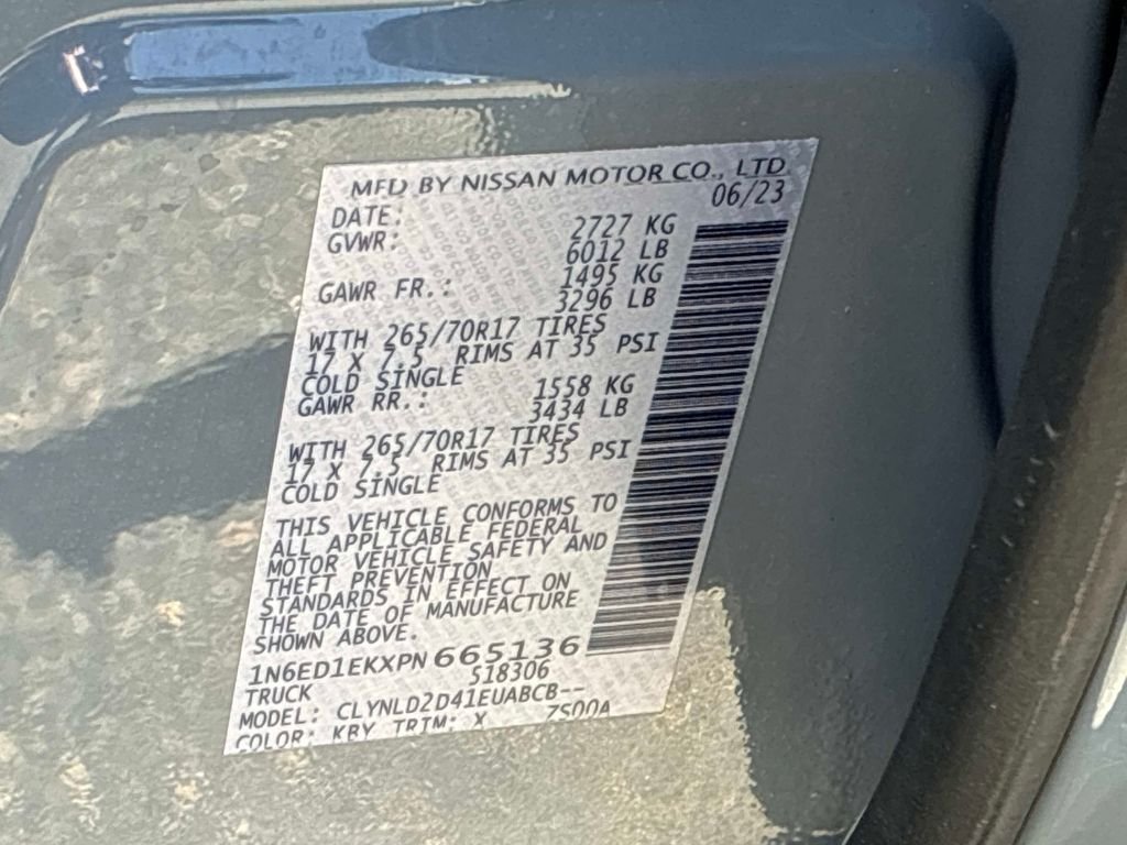 Used 2023 Gray Nissan PRO-4X image 22