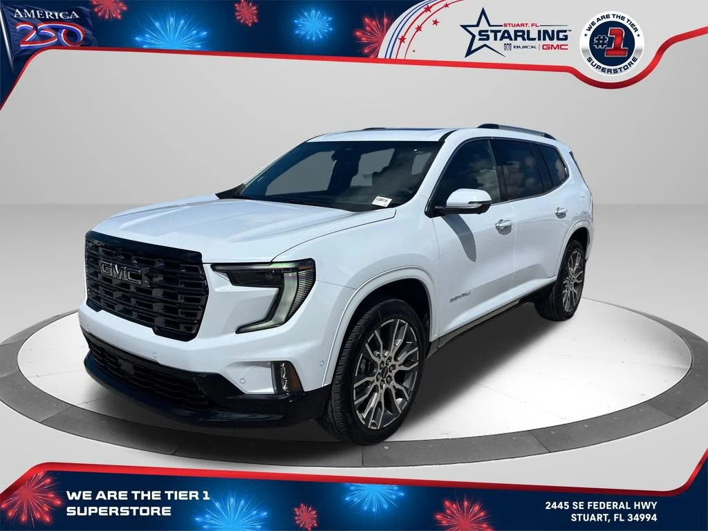 New 2026 Glacier White Tricoat GMC Denali Ultimate image 1
