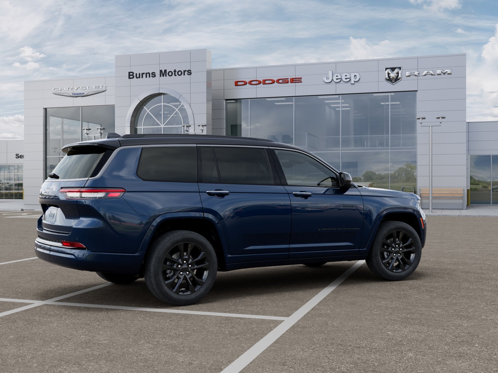 New 2026 Fathom Blue Pearl-Coat Exterior Paint Jeep Limited Reserve BLACKOUT image 4