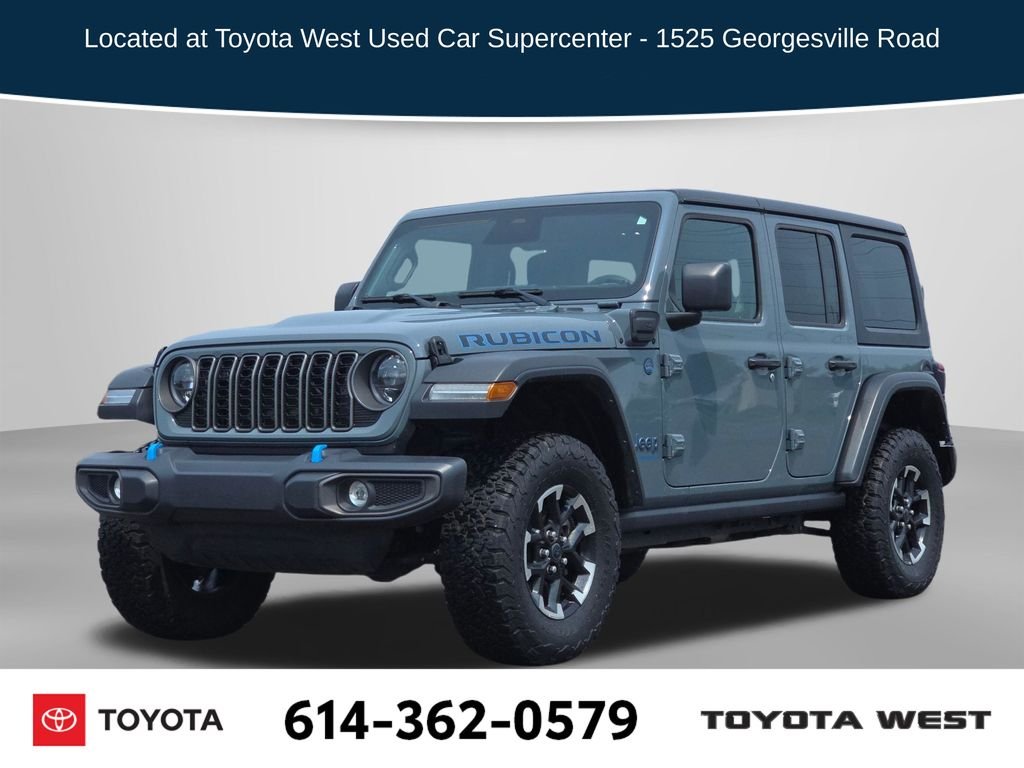 Used 2025 Gray Jeep Rubicon 4xe image 1