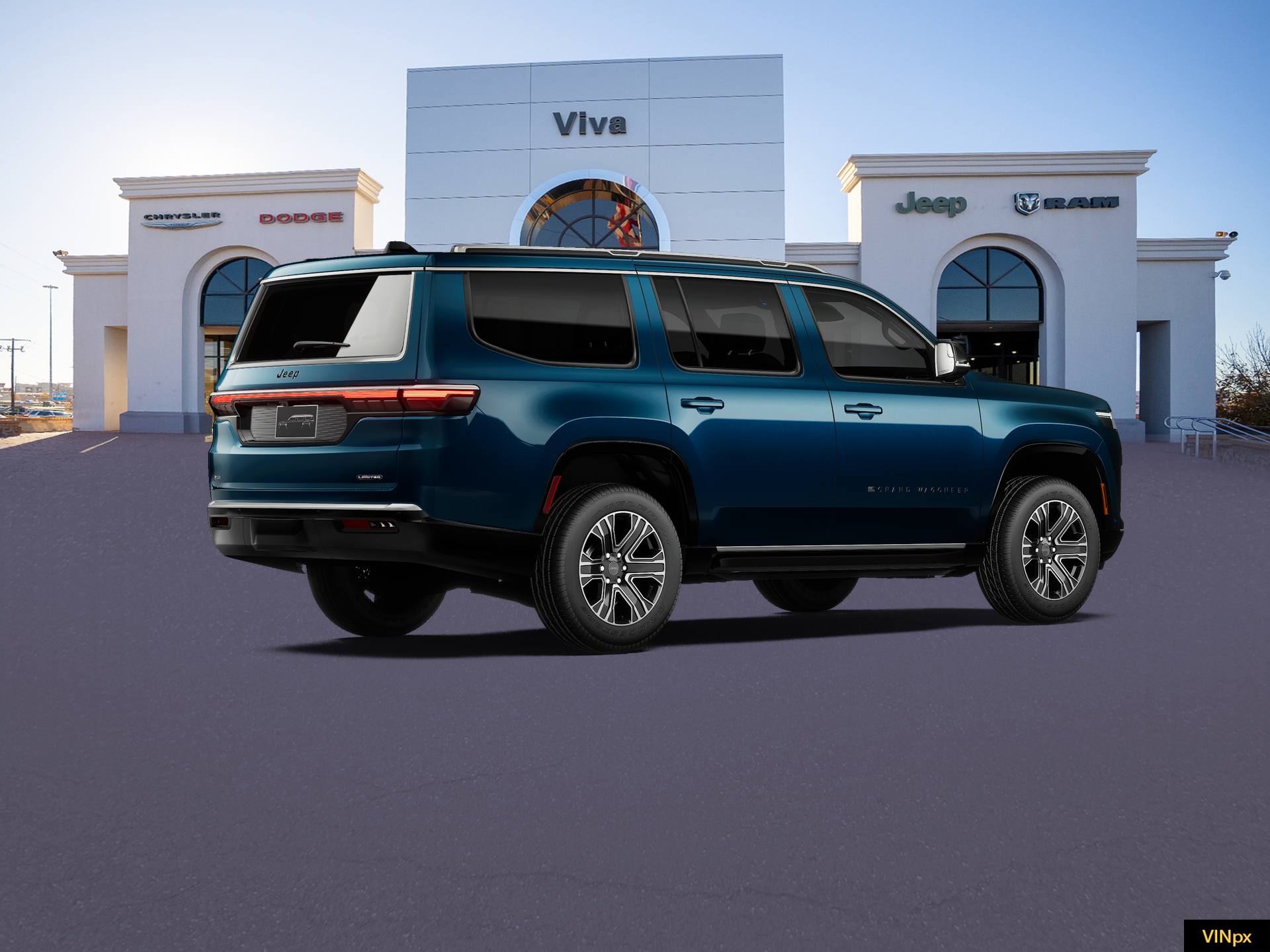 New 2027 Fathom Blue Pearl-Coat Paint Jeep Limited image 8