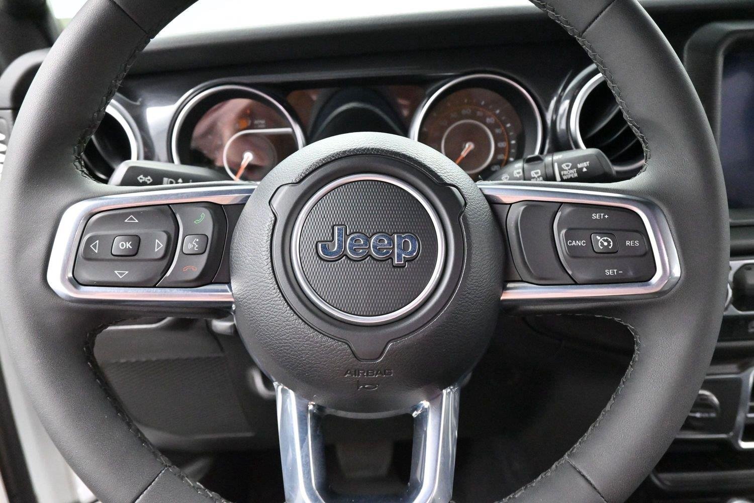 Used 2023 Bright White Clearcoat Jeep Sahara Altitude image 16