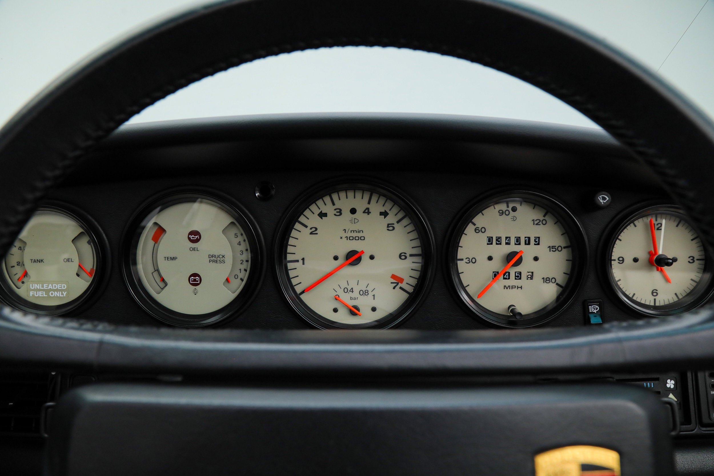Used 1989 Black Porsche Turbo Cabriolet Slantnose image 51