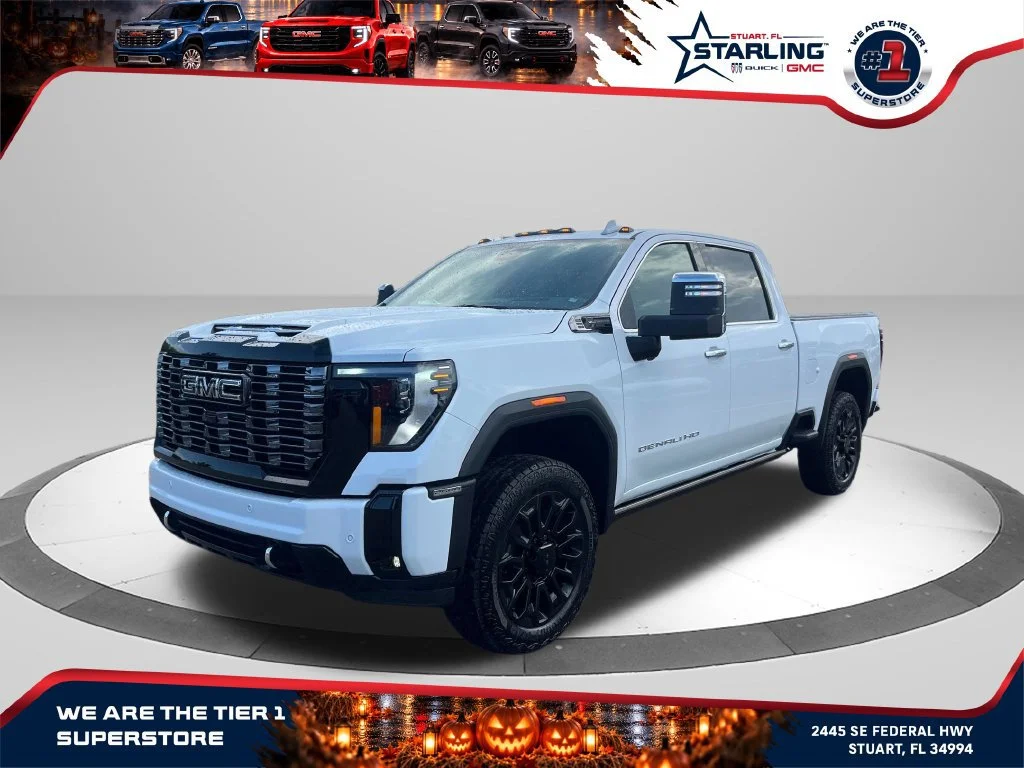 New 2026 Glacier White Tricoat GMC Denali Ultimate image 1