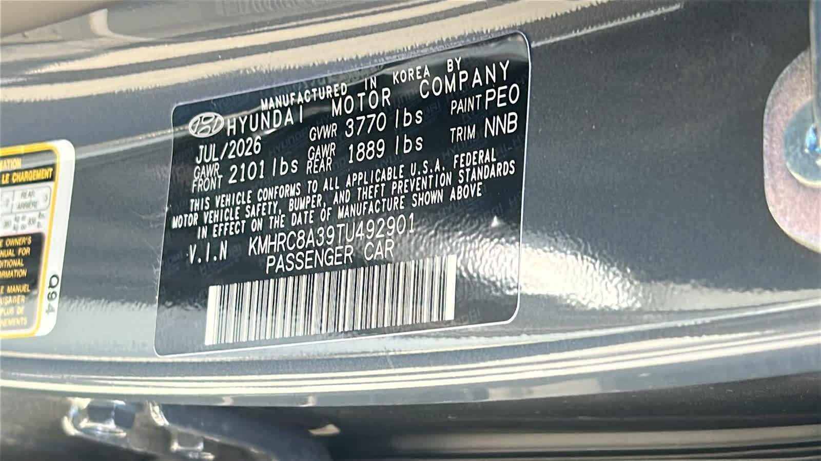 New 2026 Ecotronic Gray w/Black Roof Hyundai SEL w/Two-Tone Roof image 60