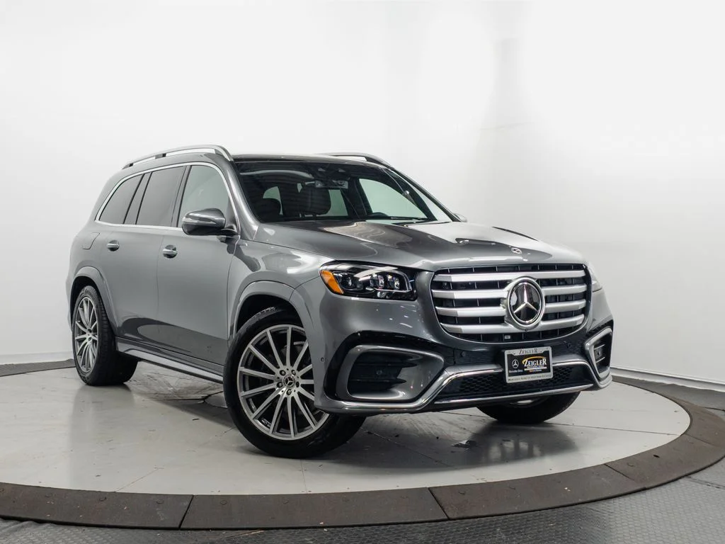 Certified Used 2025 Selenite Gray Metallic Mercedes-Benz GLS 450 image 1
