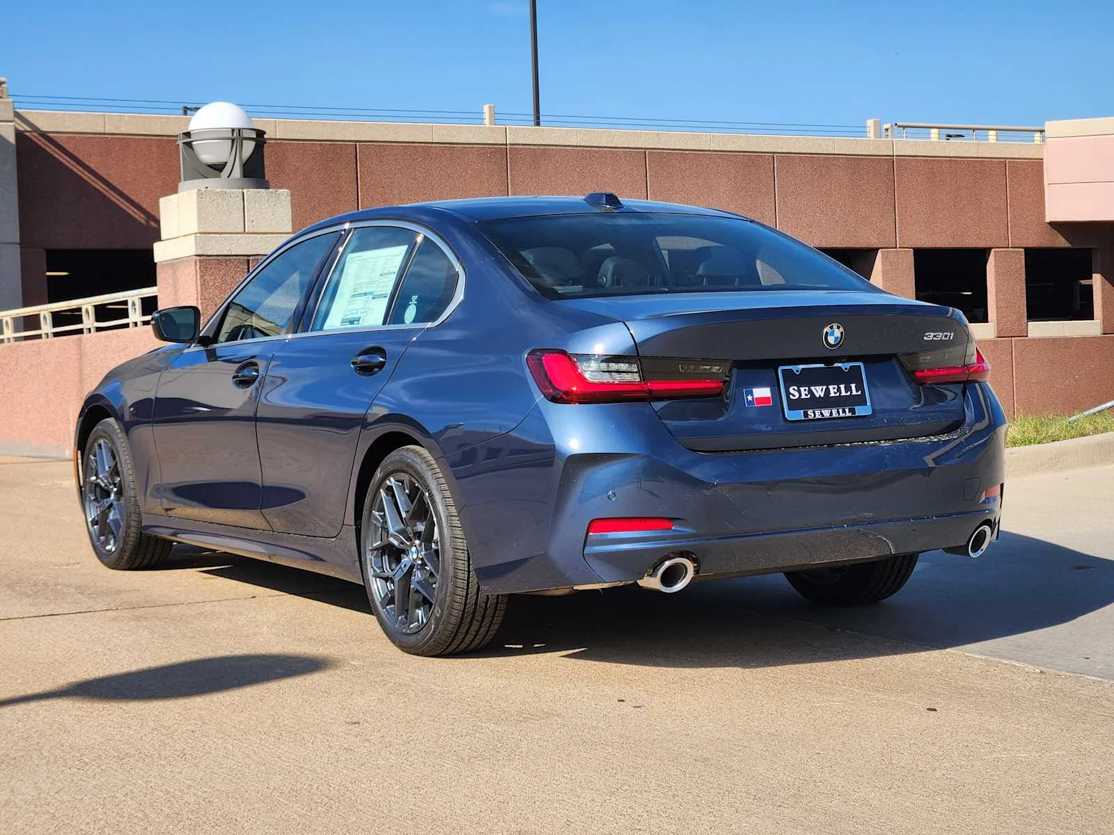 New 2026 Arctic Race Blue metallic BMW 330i NA image 3