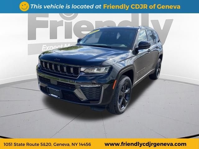 New 2026 Diamond Black Crystal Pearlcoat Jeep Limited image 1