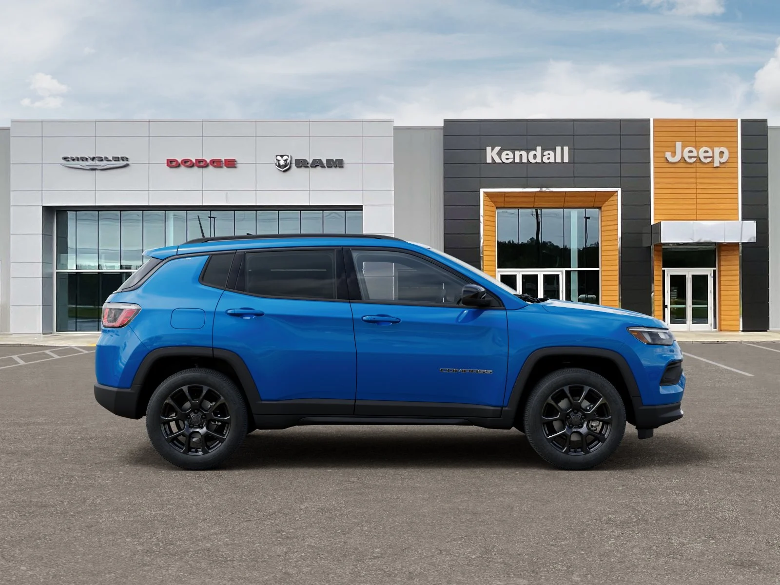 New 2026 Hydro Blue Pearl-Coat Exterior Paint Jeep Latitude image 49