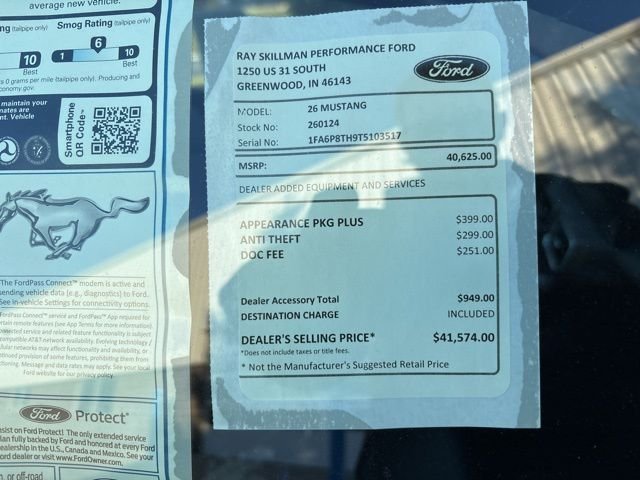 New 2026 Shadow Black Ford EcoBoost Premium image 2