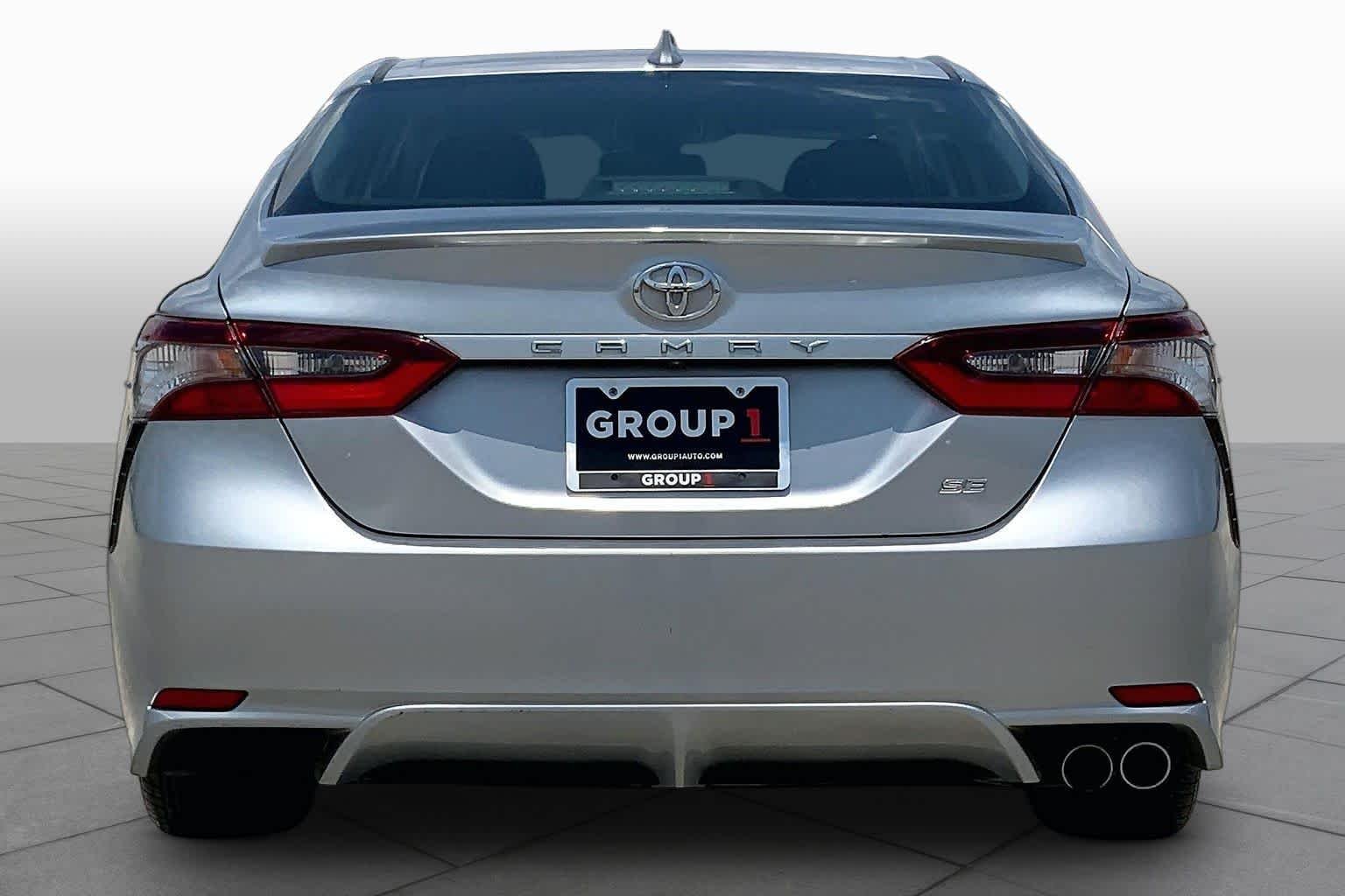 Used 2021 Celestial Silver Metallic Toyota SE image 5