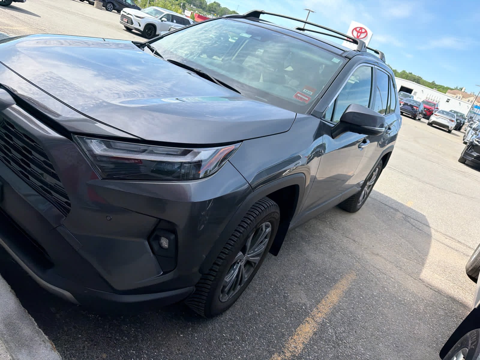 Used 2023 Magnetic Gray Metallic Toyota Hybrid Limited image 2