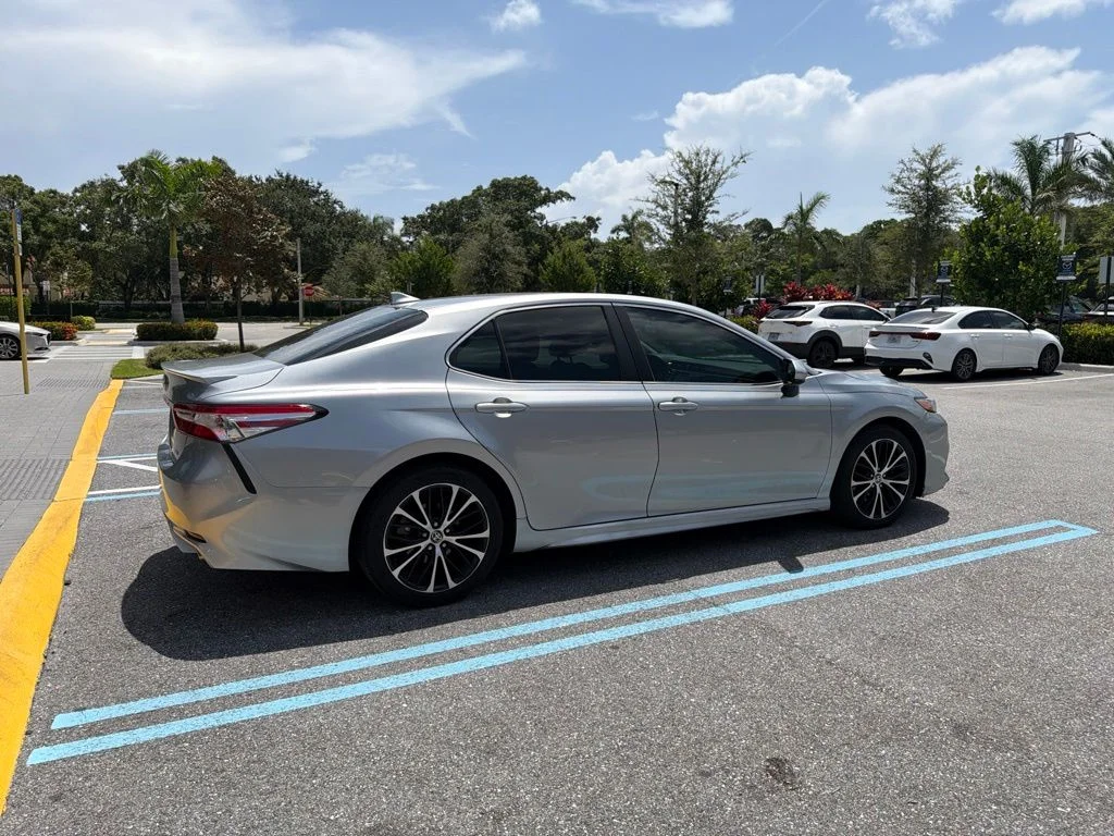 Used 2020 Celestial Silver Metallic Toyota SE image 6
