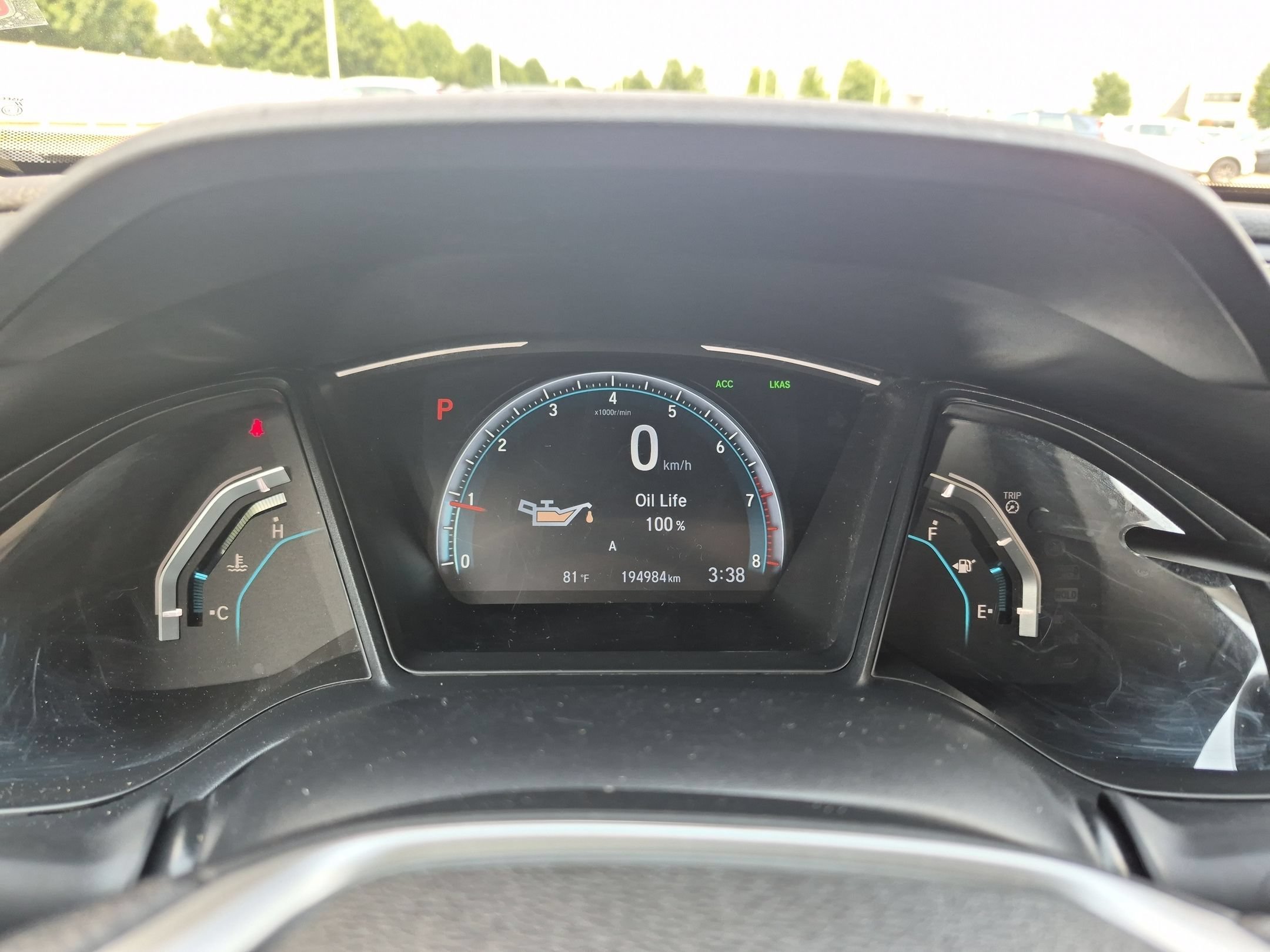 Used 2019 Crystal Black Pearl Honda LX Sedan image 13