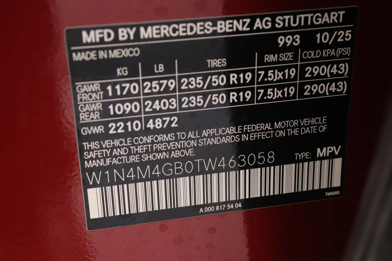 New 2026 MANUFAKTUR Patagonia Red Metallic Mercedes-Benz 250 image 11