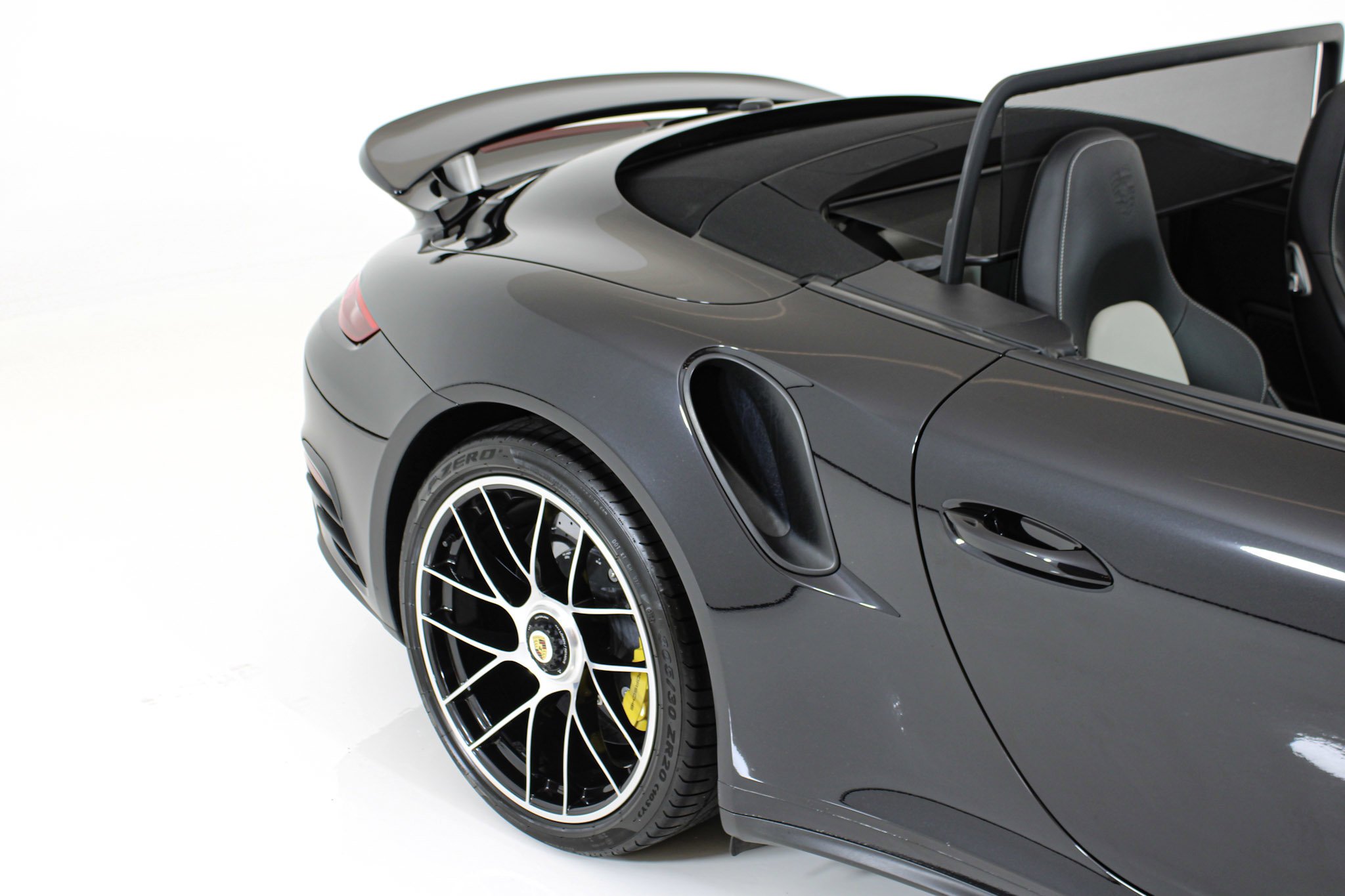 Used 2019 Black Porsche Turbo S Cabriolet image 14