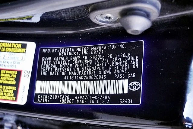 Used 2022 Black Toyota SE image 29