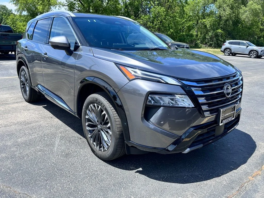 Certified Used 2026 Gun Metallic Nissan Platinum image 2
